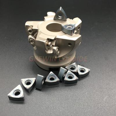 WNMU 060610 Cnc কার্বাইড সন্নিবেশ টার্নিং টুল টাংস্টেন কার্বাইড লেপা
